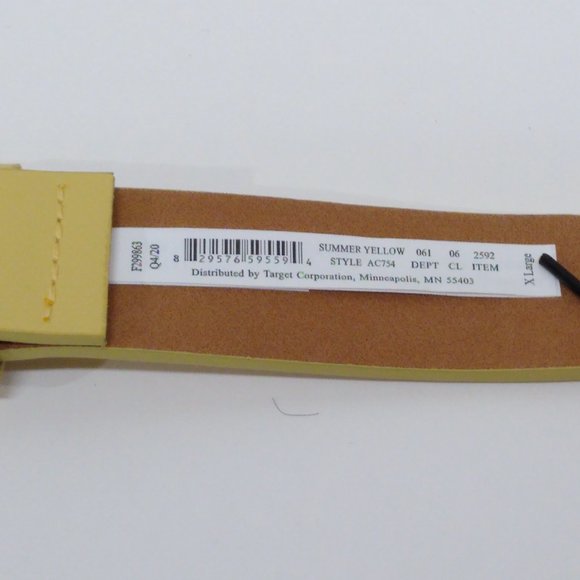 A New Day Belt Women X-Large Style: AC754 Summer Yellow Closet Staple NWT - Picture 5 of 8